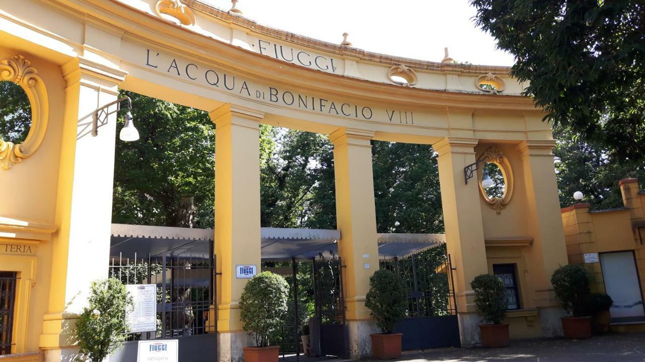Appartamento Fiuggi Terme ภายนอก รูปภาพ